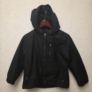 SWISS TECH Kids Hooded Jacket  size Medium  (7-8) Black Warm